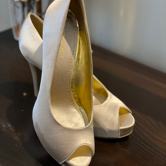 Satin platform heels - Picture 2 of 6